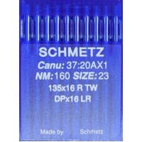 Schmetz leather point needles Canu 37:20 DPx16LR 135x16 RTV size 160/23
